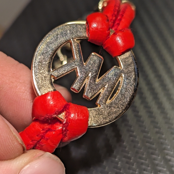 Michael Kors Red Leather Bracelet - Picture 4 of 4